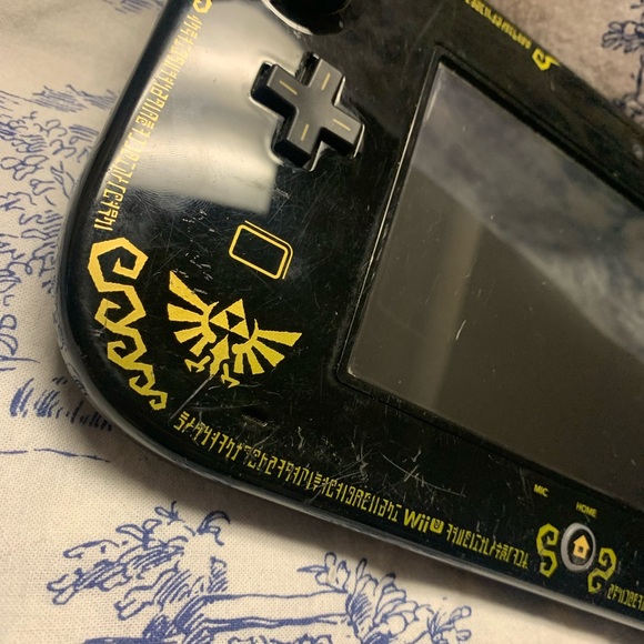 Nintendo WII U LEGEND OF ZELDA WIND WAKER HD GAMEPAD CONTROLLER ONLY WUP-010 - Picture 6 of 9